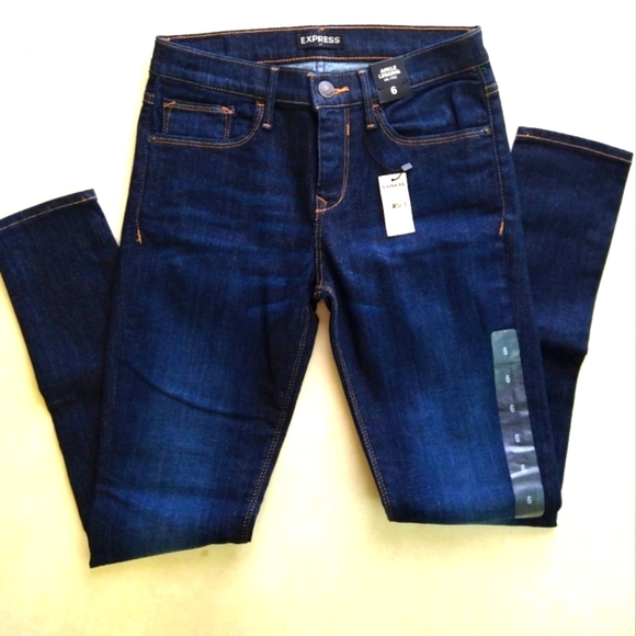 Express Ankle Legging Mid Rise Jeans NWT - Picture 9 of 12